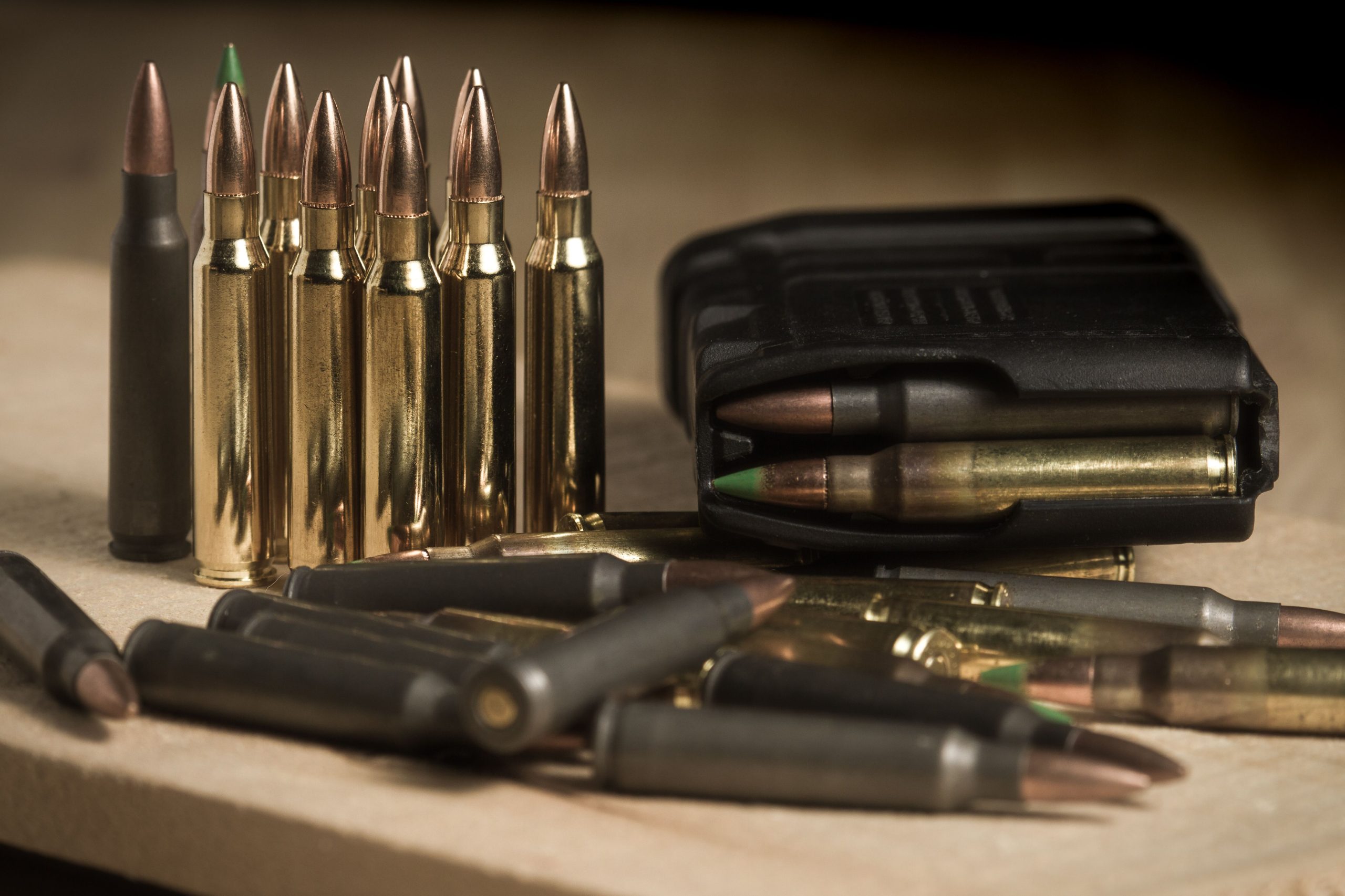 5.56 and .223 caliber bullets